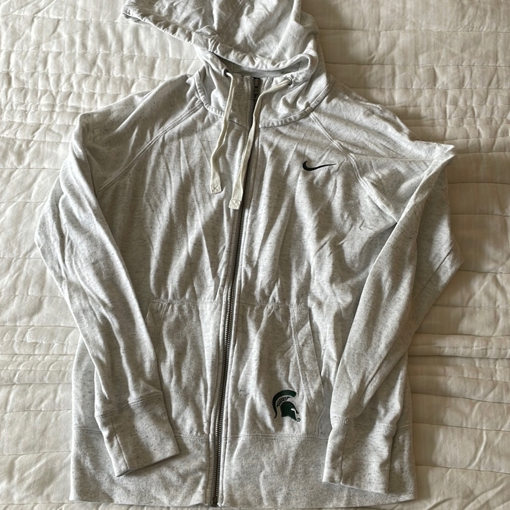 Nike MSU Spartan Zip-Up. Size Medium.